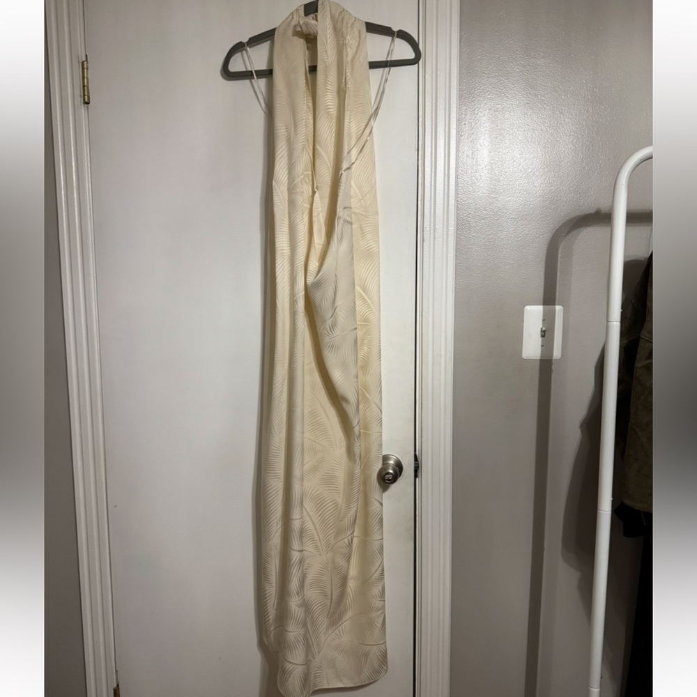 Johanna Ortiz Cream Draped Halter Top - Picture 9 of 9